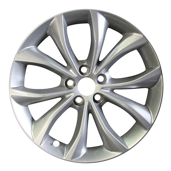 2012 jaguar xf wheel 19 silver aluminum 5 lug w59923s 2