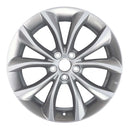 2018 jaguar xf wheel 18 silver aluminum 5 lug w59948s 2