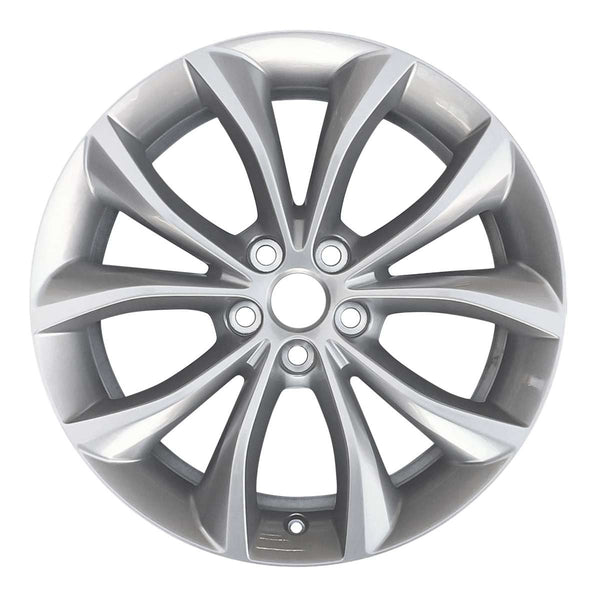 2018 jaguar xf wheel 18 silver aluminum 5 lug w59948s 2