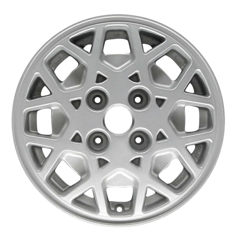 1985 nissan 200sx wheel 15 silver aluminum 4 lug w62132s 2