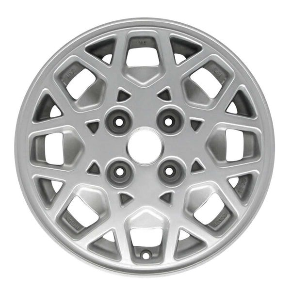 1984 nissan 200sx wheel 15 silver aluminum 4 lug w62132s 1