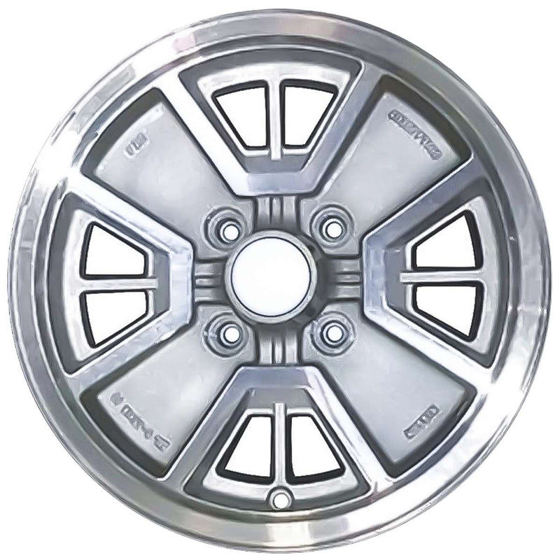 1979 datsun 280zx wheel 14 machined silver aluminum 4 lug w62172ms 1