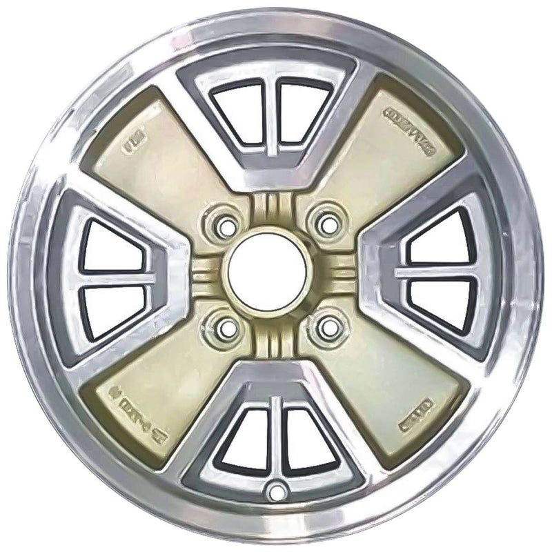 1981 datsun 280zx wheel 14 machined gold aluminum 4 lug w62172mg 3