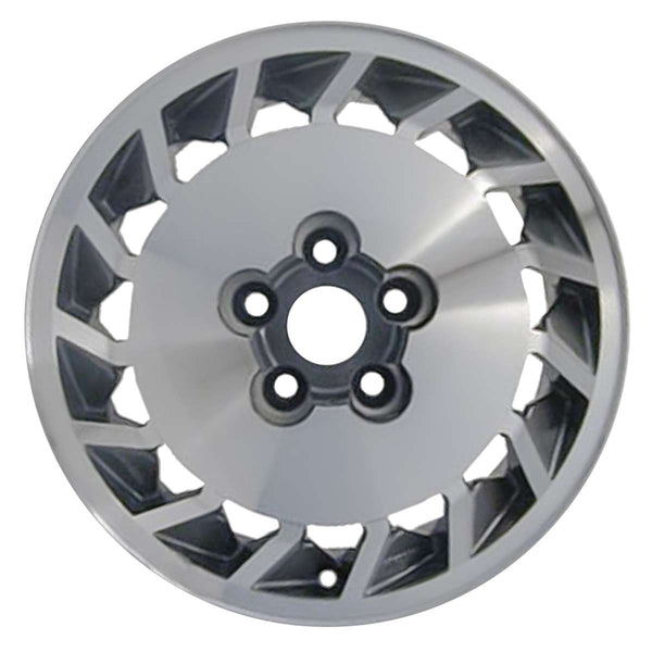 1986 nissan 300zx wheel 16 machined silver aluminum 5 lug w62221ms 1