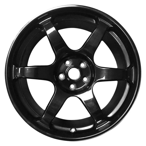 2016 nissan gt wheel 20 black aluminum 5 lug w62701b 2