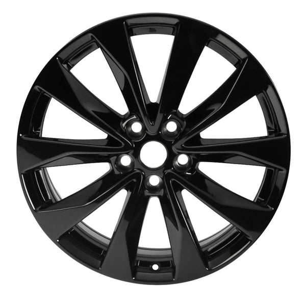 2016 nissan maxima wheel 19 black aluminum 5 lug w62723b 1