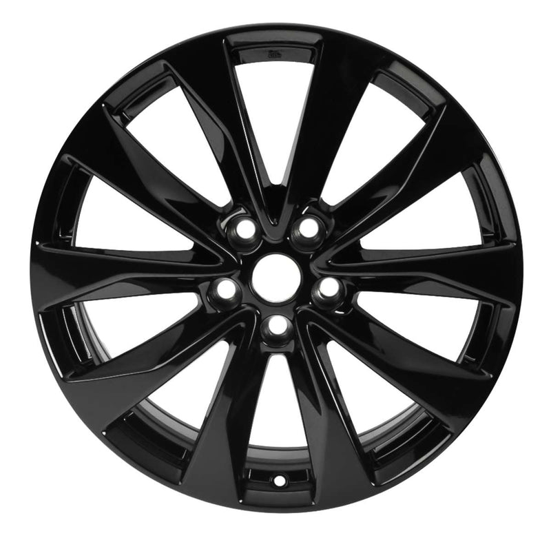 2019 nissan maxima wheel 19 black aluminum 5 lug w62723b 4