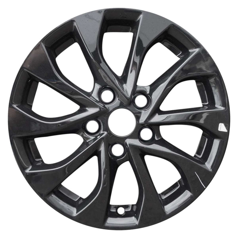 2016 nissan sentra wheel 16 black aluminum 5 lug w62756b 1