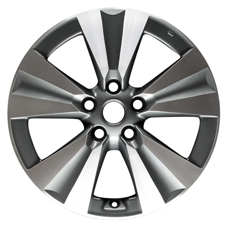 2019 nissan sentra wheel 17 machined dark charcoal aluminum 5 lug w62757mdc 3