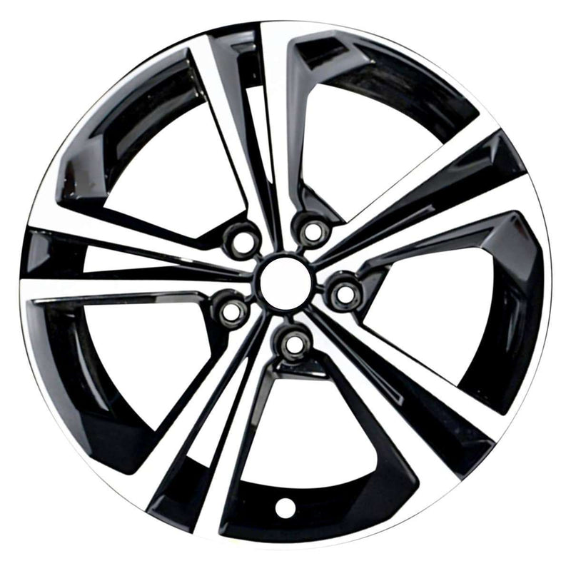 2021 nissan sentra wheel 18 machined black aluminum 5 lug rw62825mb 2