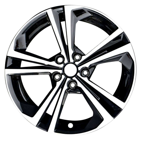 2020 nissan sentra wheel 18 machined black aluminum 5 lug w62825mb 1