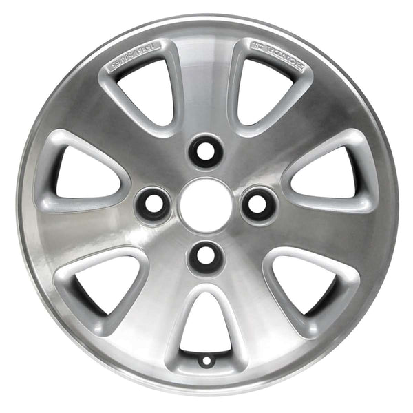 1992 honda prelude wheel 15 machined silver aluminum 4 lug w63729ms 1