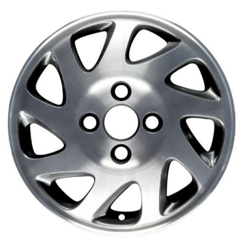 1995 honda prelude wheel 15 silver aluminum 4 lug w63743ls 2