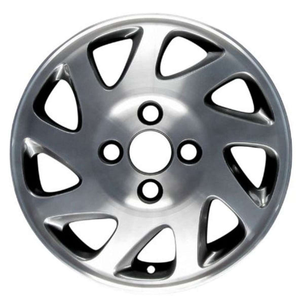 1994 honda prelude wheel 15 silver aluminum 4 lug w63743ls 1