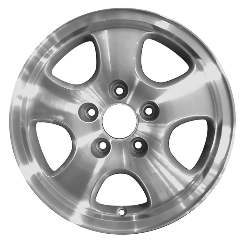 1998 honda cr v wheel 15 machined silver aluminum 5 lug w63798ms 2