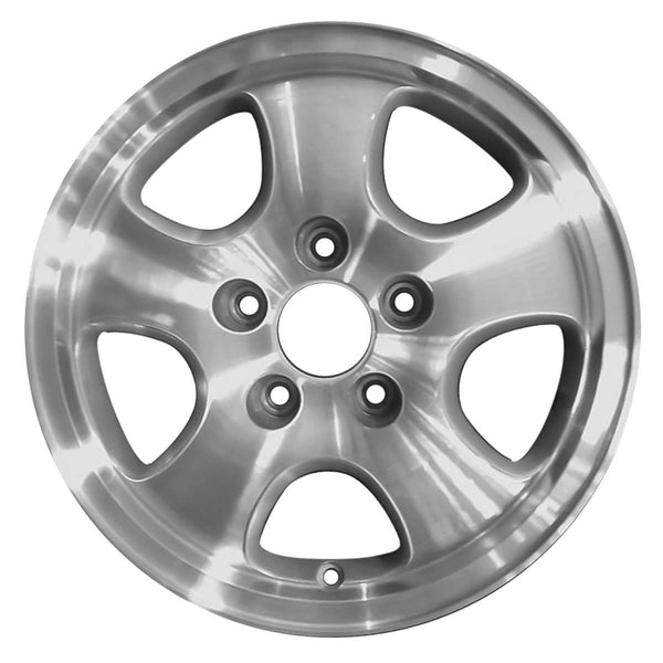 1997 honda cr v wheel 15 machined silver aluminum 5 lug w63798ms 1