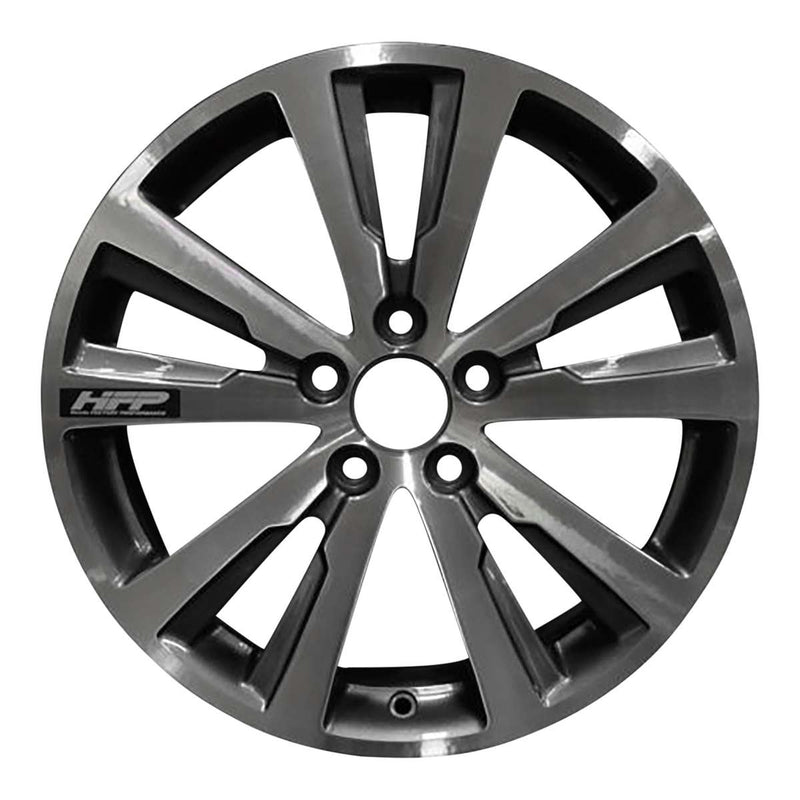 2014 honda civic wheel 18 machined charcoal aluminum 5 lug w64067mc 1