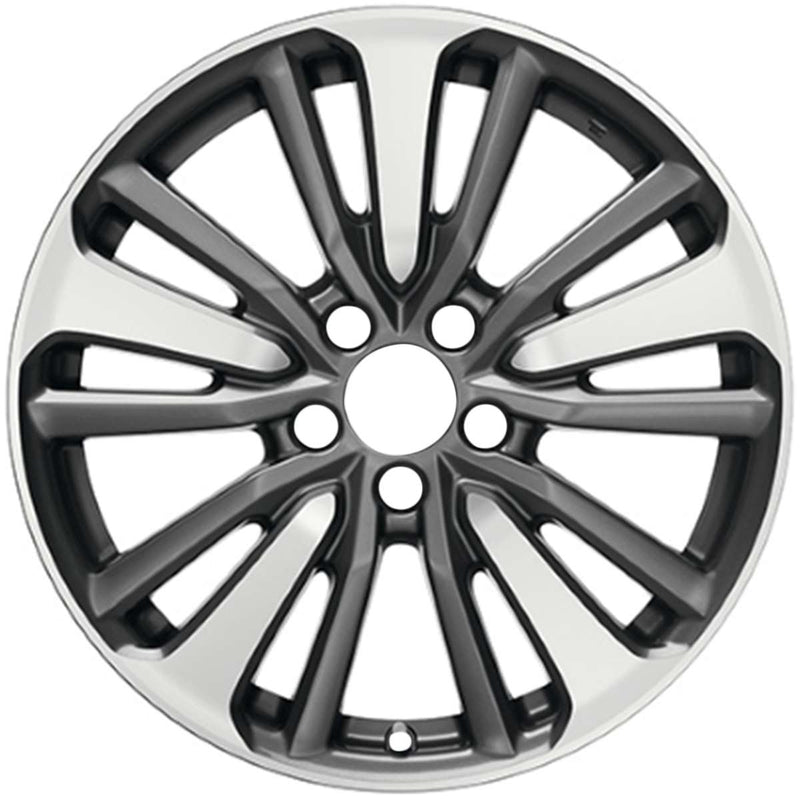 2017 honda accord wheel 18 machined charcoal aluminum 5 lug w64082mc 2