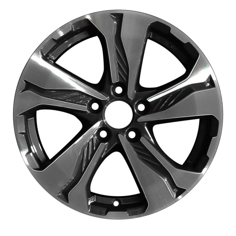 2019 honda cr v wheel 17 machined charcoal aluminum 5 lug w64110mc 3