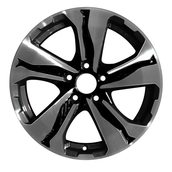 2019 honda cr v wheel 17 machined black aluminum 5 lug w64110mb 3