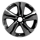 2018 honda cr v wheel 17 machined black aluminum 5 lug rw64110mb 2