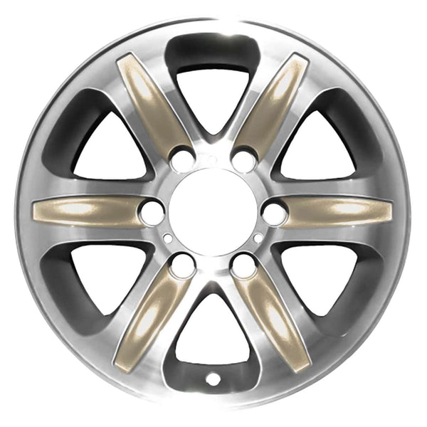 2001 isuzu rodeo wheel 16 machined gold aluminum 6 lug w64230mg 2