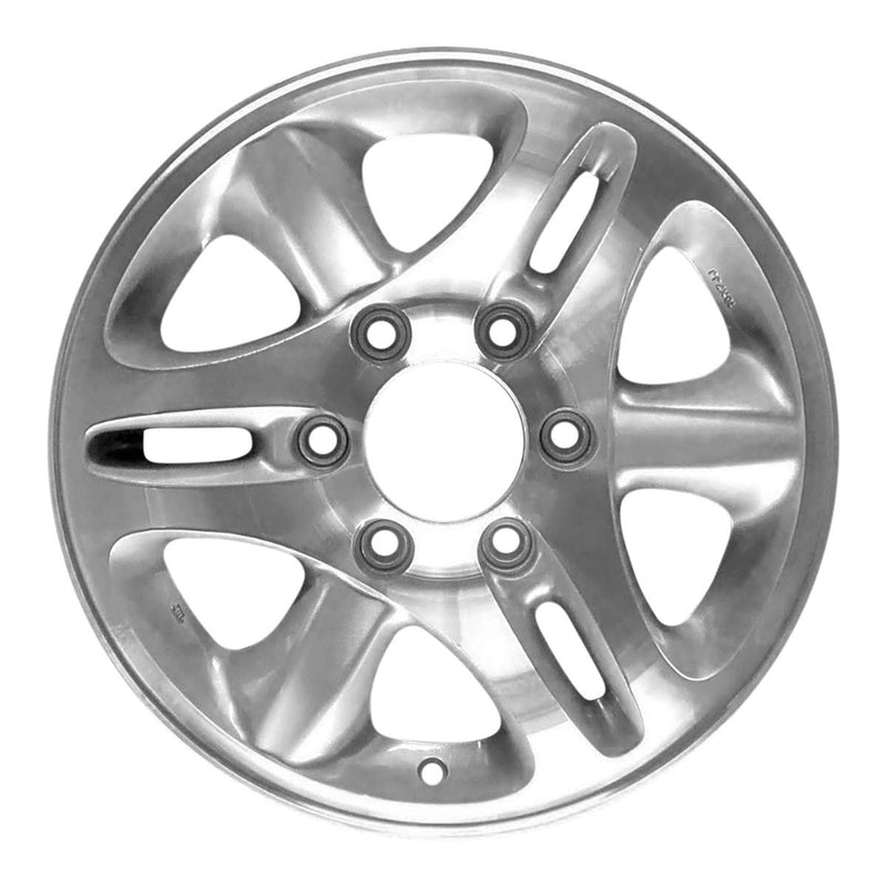 2004 isuzu rodeo wheel 16 machined silver aluminum 6 lug w64240ms 3