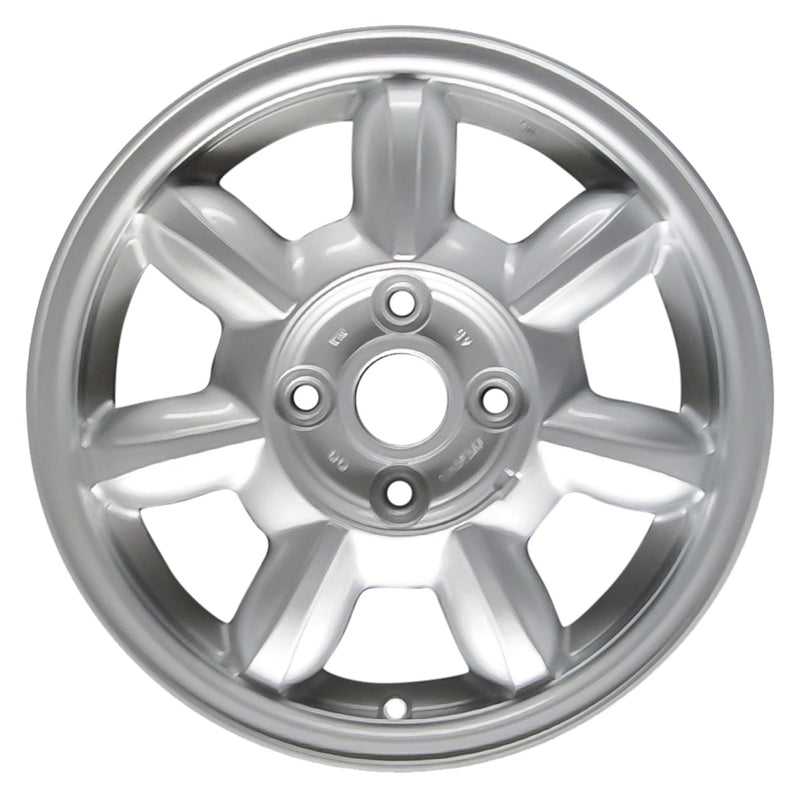 1992 mazda miata wheel 14 silver aluminum 4 lug w64722s 3