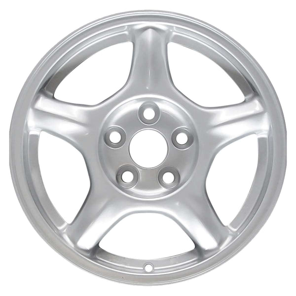 1995 mazda rx 7 wheel 16 silver aluminum 5 lug w64784s 3