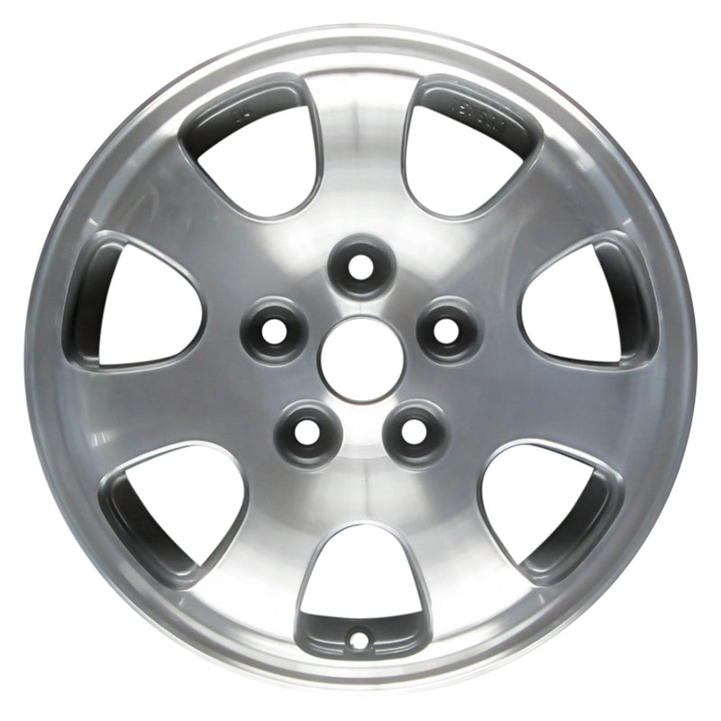 1999 mazda 626 wheel 15 machined charcoal aluminum 5 lug w64803mc 2