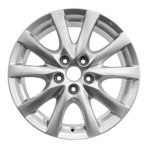 2016 mazda 6 wheel 17 silver aluminum 5 lug rw64957s 5