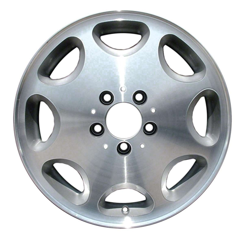 1997 mercedes e420 wheel 16 machined silver aluminum 5 lug w65167ms 3