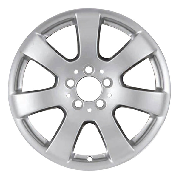 2007 mercedes r320 wheel 17 silver aluminum 5 lug w65515s 1