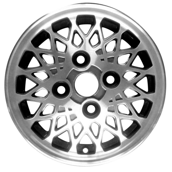1989 hyundai excel wheel 13 machined gloss black aluminum 4 lug w65669mb 7