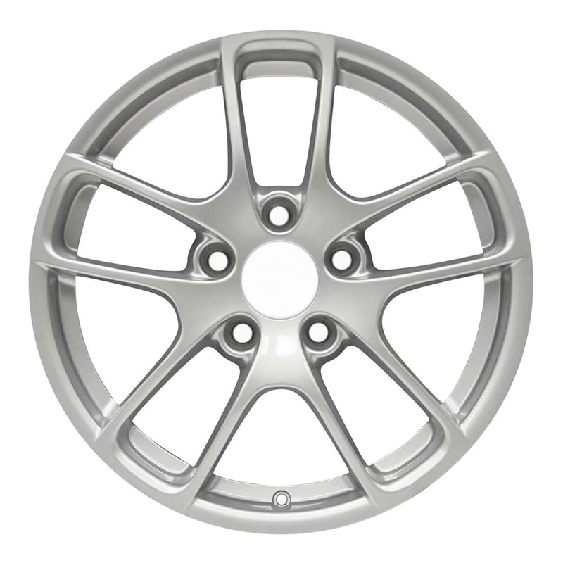 2018 porsche 718 wheel 18 silver aluminum 5 lug w67164s 5