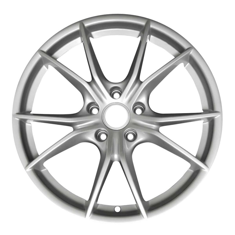 2018 porsche 718 wheel 20 silver aluminum 5 lug w67171s 5