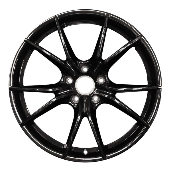 2019 porsche 718 wheel 20 black aluminum 5 lug w67171b 6