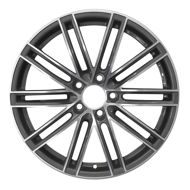 2019 porsche 718 wheel 20 polished charcoal aluminum 5 lug w67174pc 3