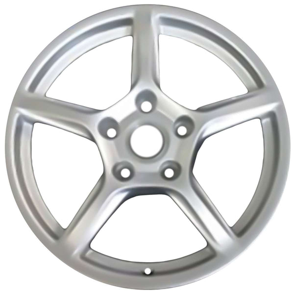 2015 porsche boxster wheel 18 silver aluminum 5 lug w67439s 3