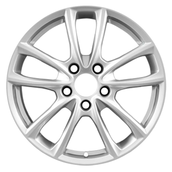 2017 porsche panamera wheel 19 silver aluminum 5 lug w67494s 1