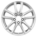 2017 porsche panamera wheel 19 silver aluminum 5 lug w67495s 1