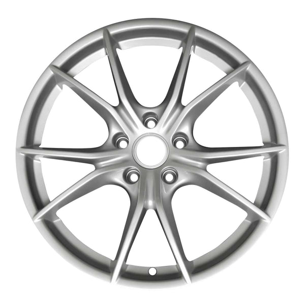 2017 porsche 718 wheel 20 silver aluminum 5 lug w67518s 1