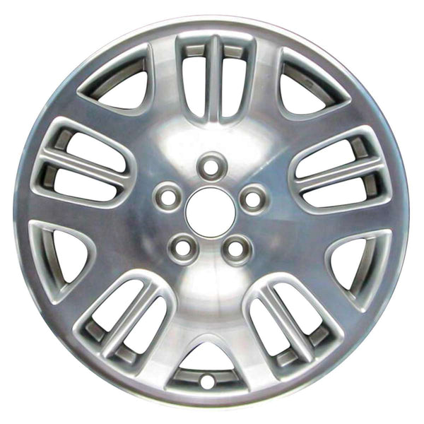 2002 subaru legacy wheel 16 machined silver aluminum 5 lug w68717ms 2