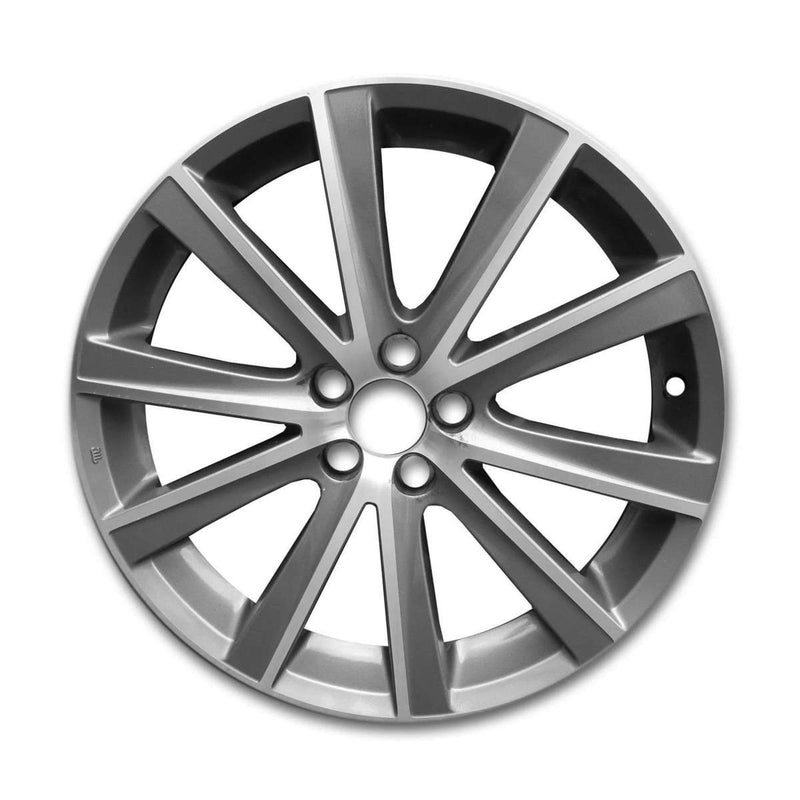 2014 subaru legacy wheel 18 machined charcoal aluminum 5 lug w68811mc 2