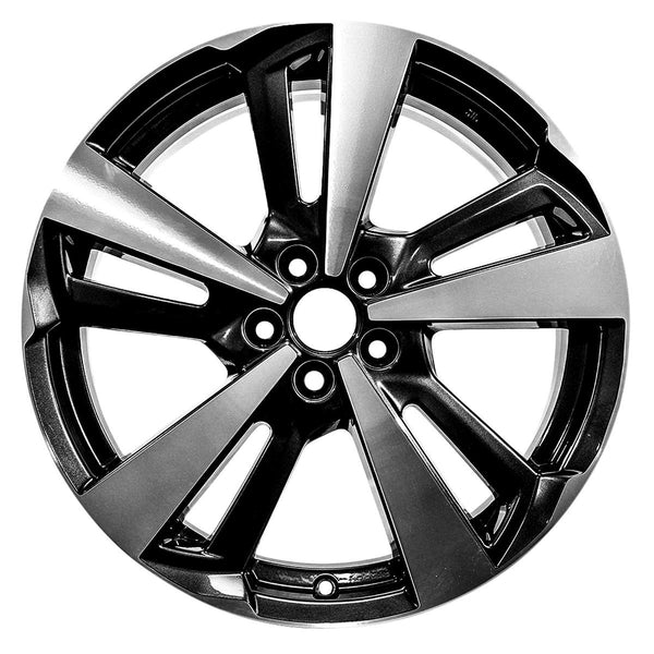 2017 subaru impreza wheel 18 machined black aluminum 5 lug w68848mb 1