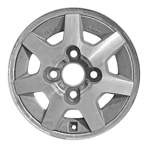 1987 toyota corolla wheel 13 silver aluminum 4 lug w69172s 2