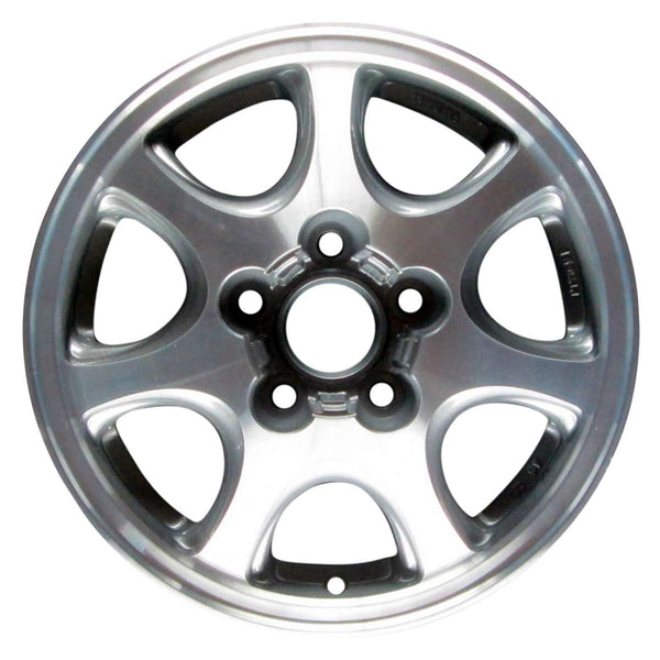 1996 toyota camry wheel 15 machined charcoal aluminum 5 lug w69326mc 8