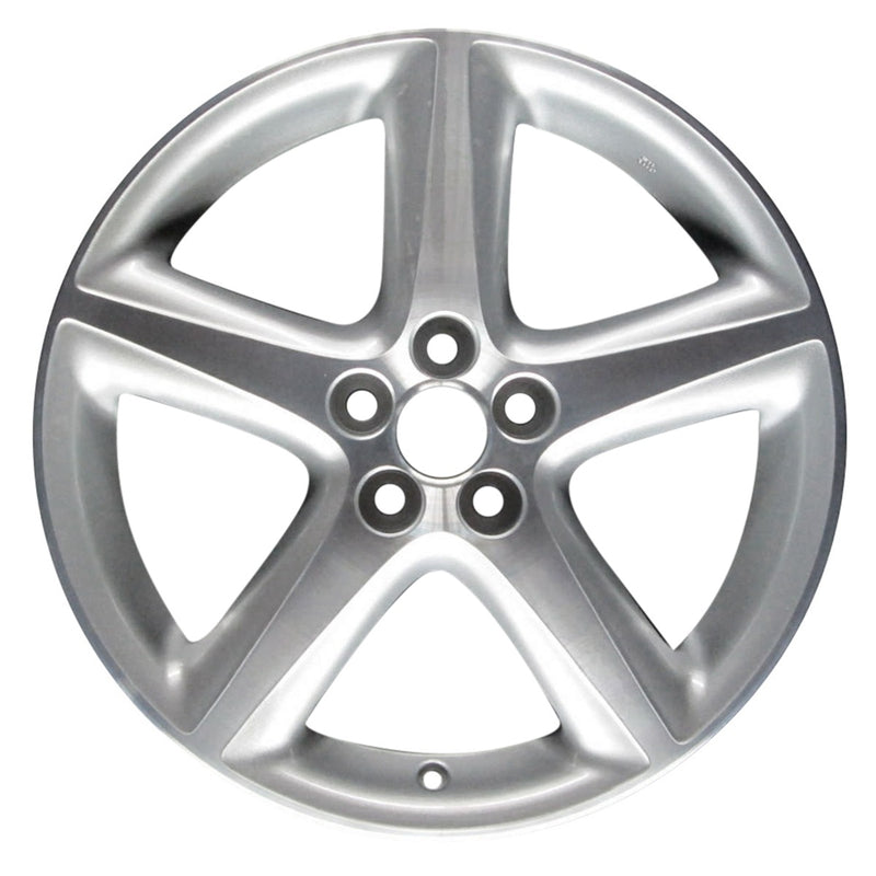 2007 toyota matrix wheel 17 machined silver aluminum 5 lug w69468ms 3