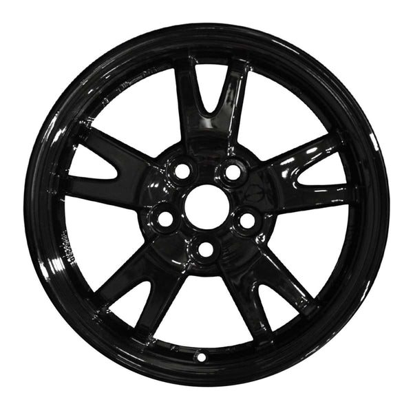 2010 toyota prius wheel 15 black aluminum 5 lug w69567b 1