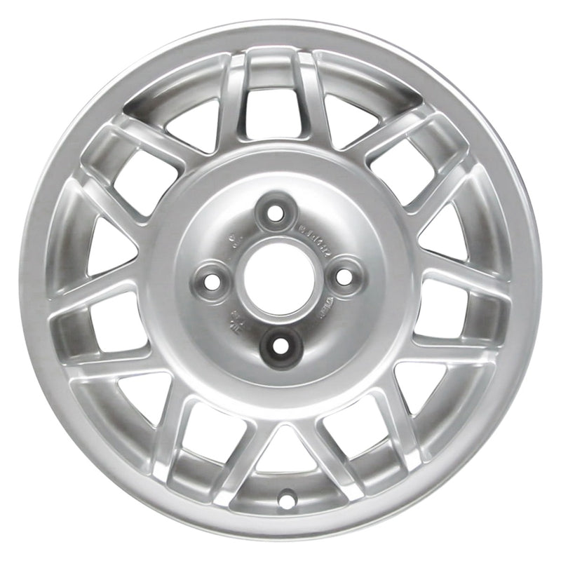 1985 volkswagen scirocco wheel 14 silver aluminum 4 lug w69637s 32